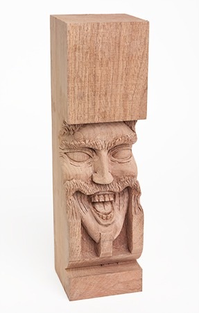 Walnut Medieval Face